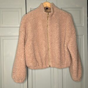 Sherpa jacket 🧥 bomber zip up medium / 6